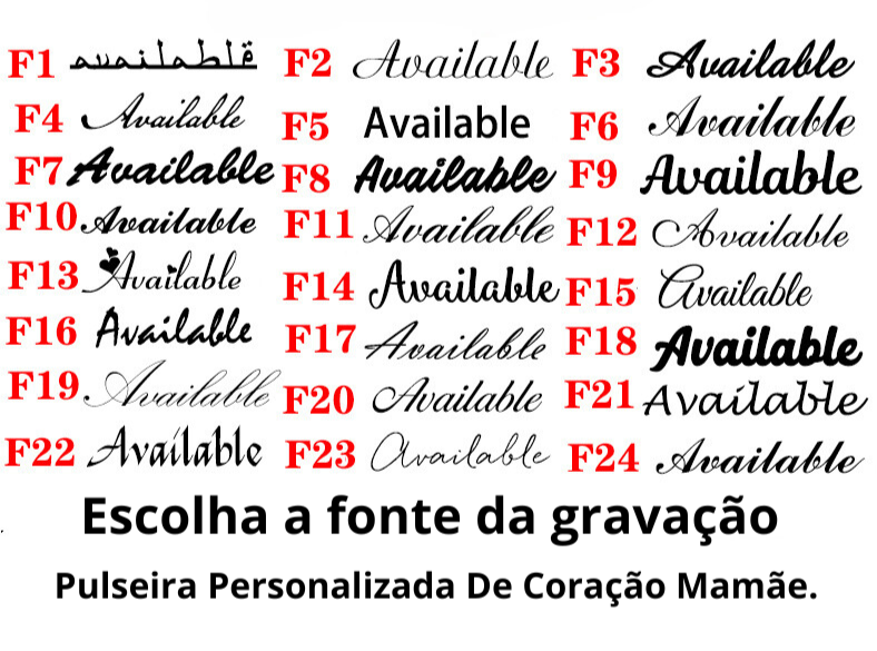 Pulseira Personalizada De Coração Mamãe.