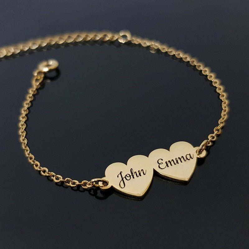 Pulseira Personalizada De Coração Mamãe.