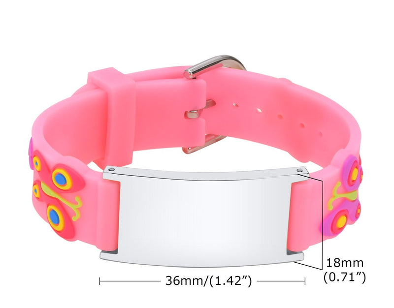 Pulseira De Identificação Infantil Personalizada