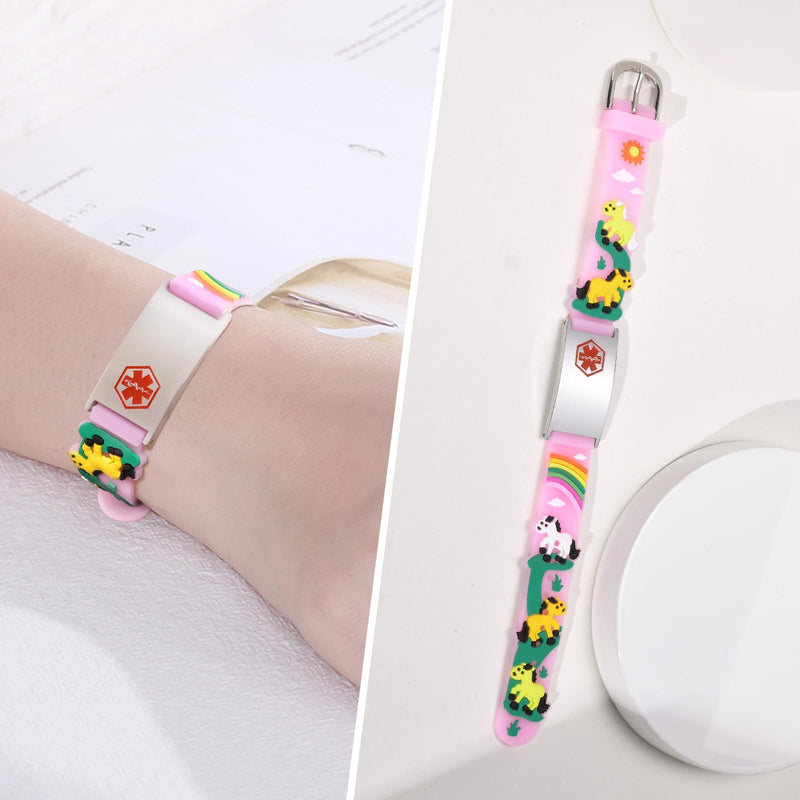 Pulseira De Identificação Infantil Personalizada