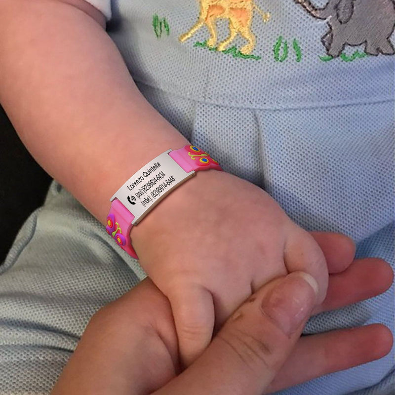 Pulseira De Identificação Infantil Personalizada